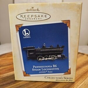 2005 Hallmark Keepsake Ornament Lionel Pennsylvania‎ B6 Steam Locomotive #10